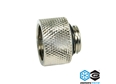 Reducing Bush G1/4 Outer Thread To G3/8 Inner Thread Knurled Silver Nickel 